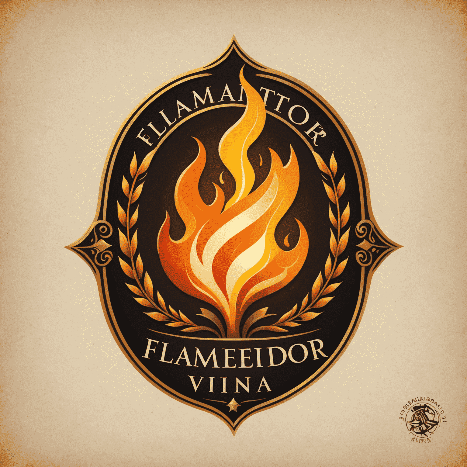 Logotipo da Flamedor Viana, representando a marca da venda de livros de Simone Tebet