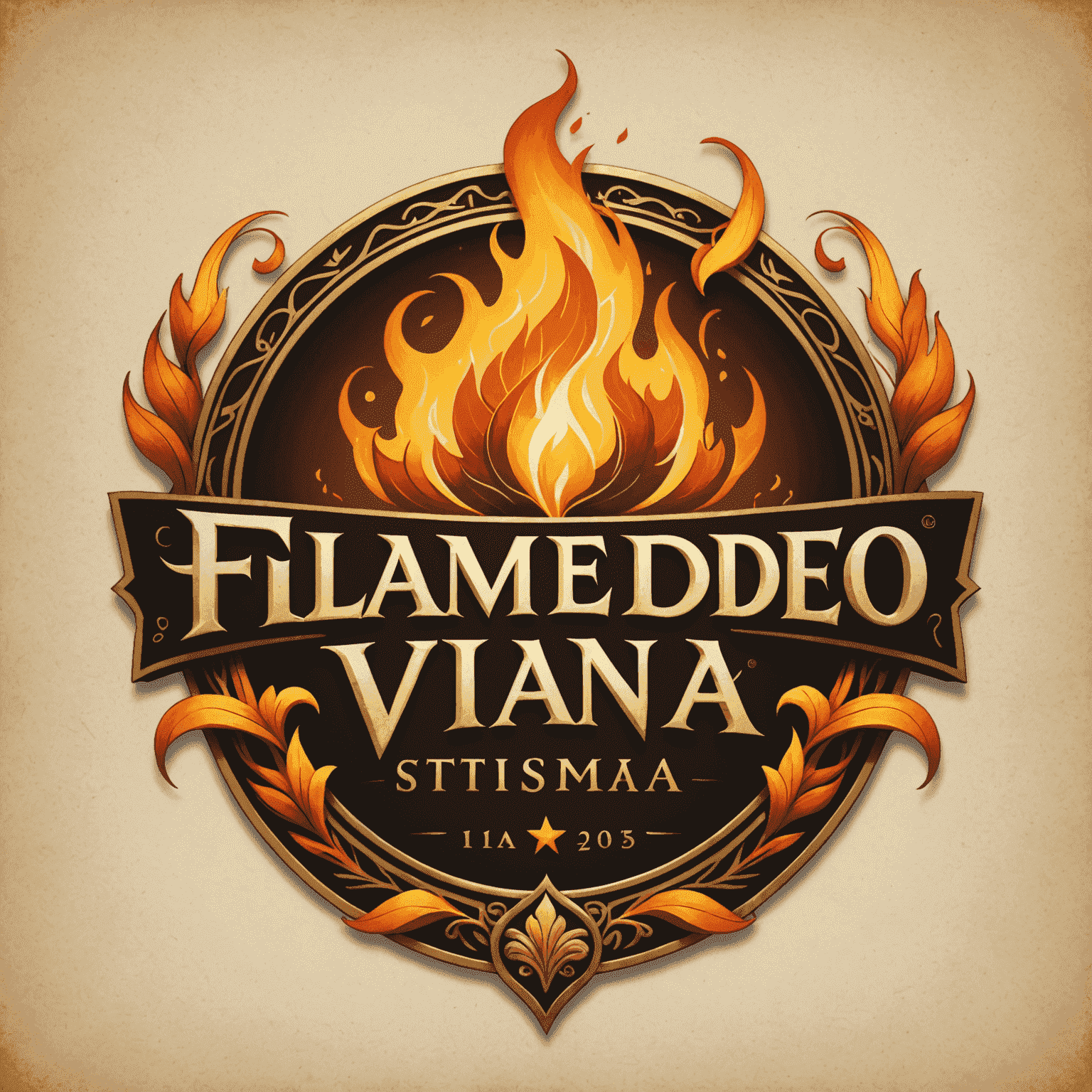 Logotipo da Flamedor Viana, representando a marca da venda de livros de Simone Tebet