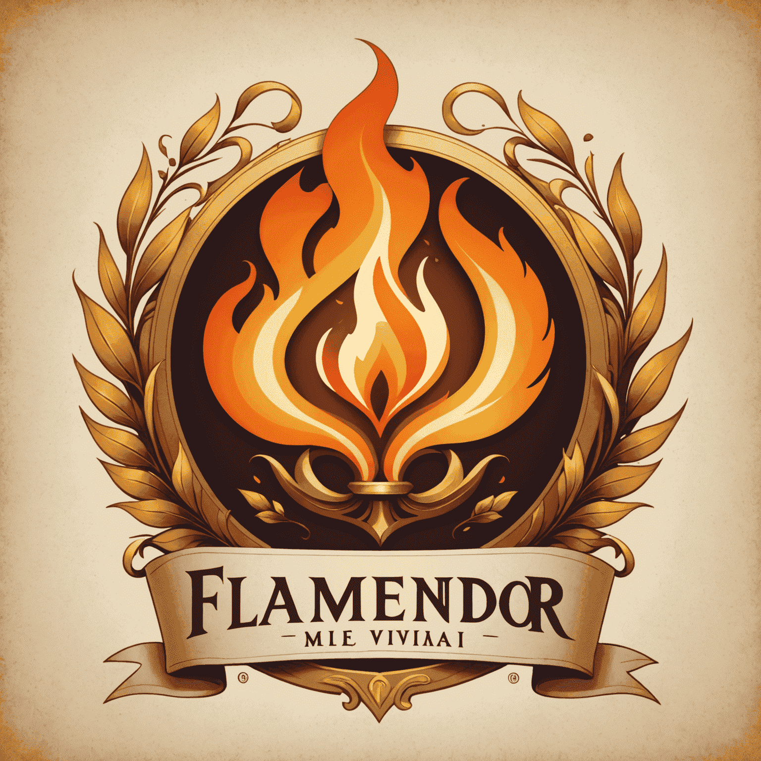 Logotipo da Flamedor Viana, representando a marca da venda de livros de Simone Tebet